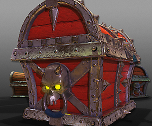 3D PIRATE CHESTS - Game Ready