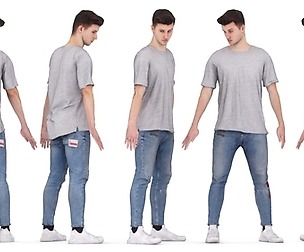 Manuel Animated 001 - Dancing Animated 3D Man