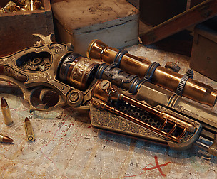 Steampunk Gun - Queen's Tender