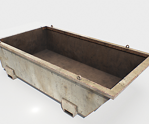 Trash Container 4 PBR