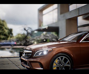 Sedan Car Driveable / Animated / Realistic