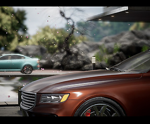 Sport Sedan Car 04 Driveable Animated Realistic