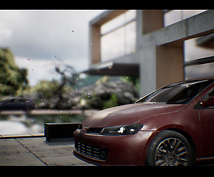 HatchBack Car Driveable Animated Realistic