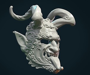 Demon Satyr Mask