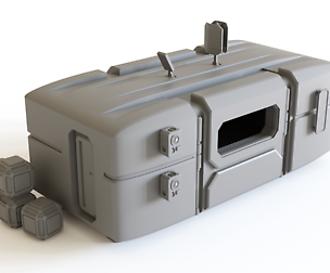 Sci fi Colony Module for tabletop scenery