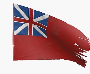 British Red Naval Ensign 1707-1801