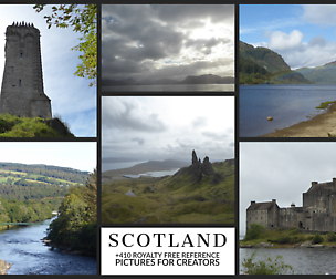 SCOTLAND: +410 Royalty Free Reference Pictures