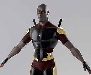 Superhero mercenary
