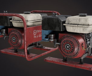 Old gasoline generator