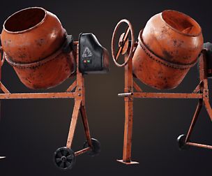 Old Concrete Mixer