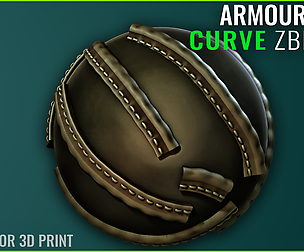 Armour Trim Curve - Zbrush 2020 - Stylized 3DPrint