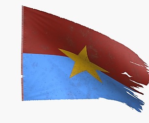 The flag of the Viet Cong