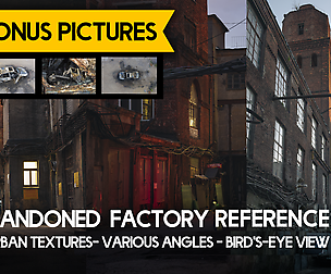 Abandoned Factory Photobashing Reference Pictures