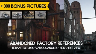 Abandoned Factory Photobashing Reference Pictures cover