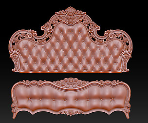 Beds 3D relief models