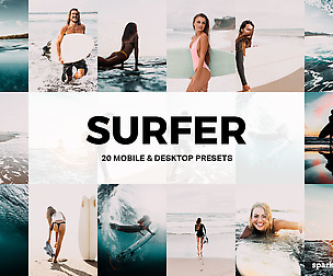 20 Surfer Lightroom Presets and LUTs