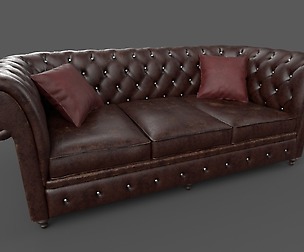 Chesterfield Sofa - 6 versions