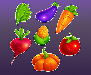 Vegetable Icons Pack