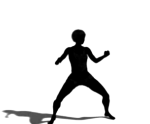 Karate woman(png sequence)