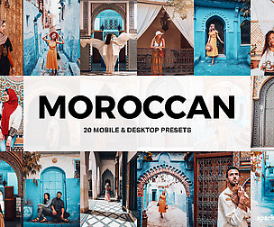 20 Moroccan Lightroom Presets and LUTs