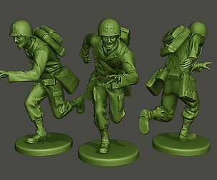 American Medic soldier ww2 run A8