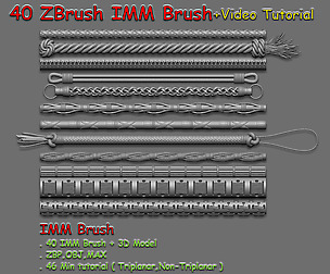 40 IMM Brush  +Video Tutorial