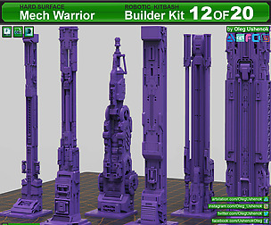 Mech Warrior Builder Kit 12 of 20