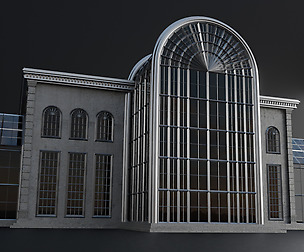 SCIFI STEAMPUNK CLASSIC BUILDING