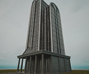 STEAMPUNK CLASSICAL SCI FI BUILDING PBR