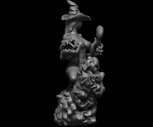 Cordelia the witch, 3d Print