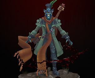 Instrumentalist clown