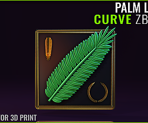 Palm Leaf Curve - Zbrush 2020