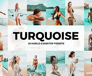20 Turquoise Lightroom Presets and LUTs