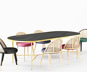 Dining Set 1- by Chair Rattan