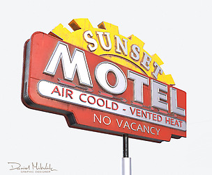 Motorway Motel Sign PBR