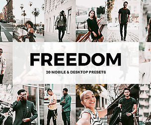 20 Freedom Lightroom Presets and LUTs