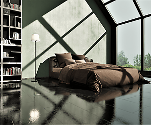 Modern Bedroom Scene
