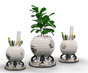 Sci-fi pot (for 3d print)