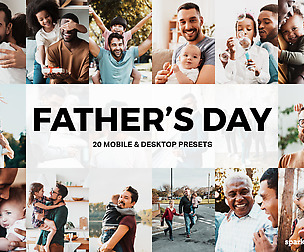 20 Father's Day Lightroom Presets and LUTs