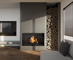 Fireplace Scene