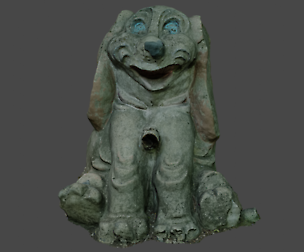 Puppy statue