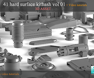 41 hardsurface + video tutorials
