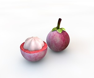 Mangosteen 3D Model