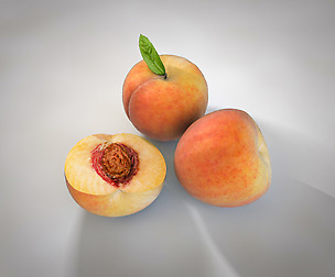 Peach 3D Model