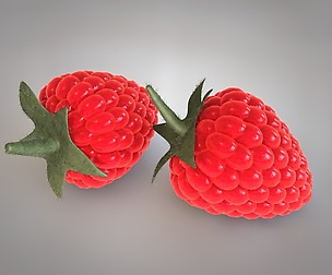 Raspberry 3D Model