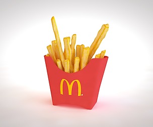 French Fries 3D Model