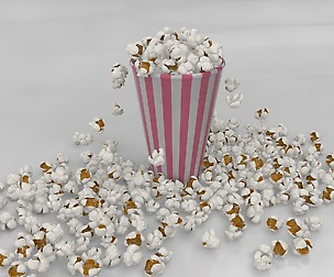 Pop corn 3D Model