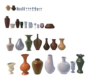 Vases 3D Model