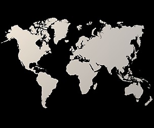Extrude earth map