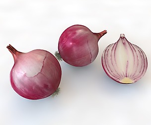 Onion Red 3D Model